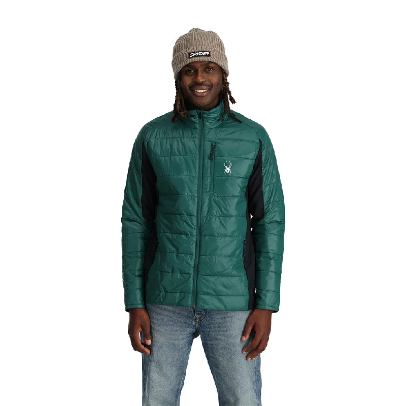 Men jackets with a zip - off sleeves to convert to a vestMens Glissade - Cypress Green