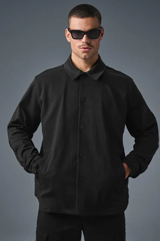 Fleece - lined men jackets for cold - weather commutingEdition Sueded Jacket - Black