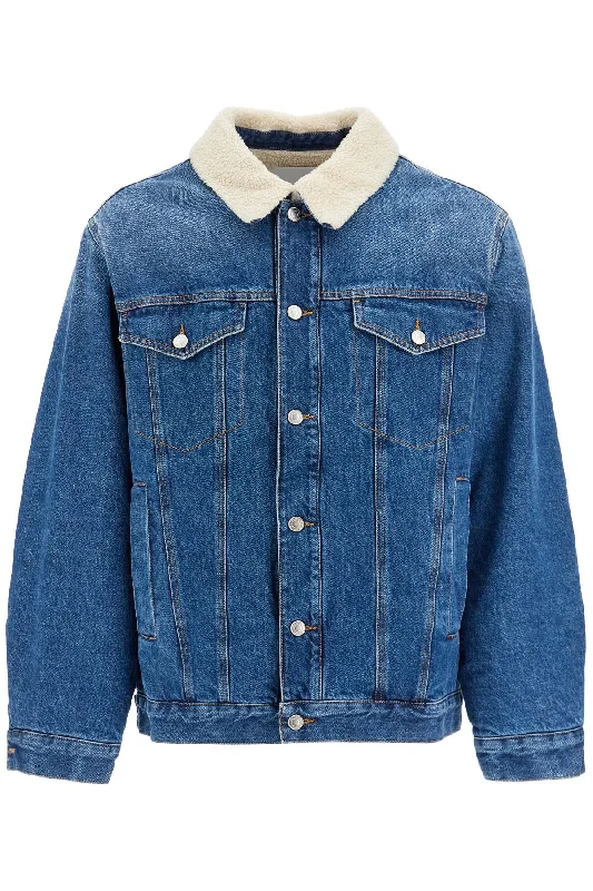 Stylish men coats with a double - breasted design for a formal lookMarant Men's Japanese blue Jacket For Men/W