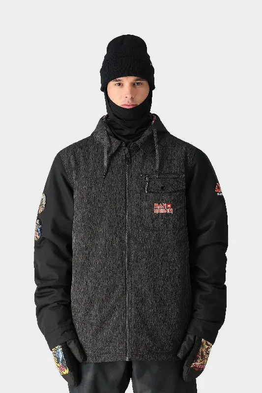 Fleece - lined men jackets for cold - weather commuting686 x Iron Maiden Men's Insulated Battle Jacket