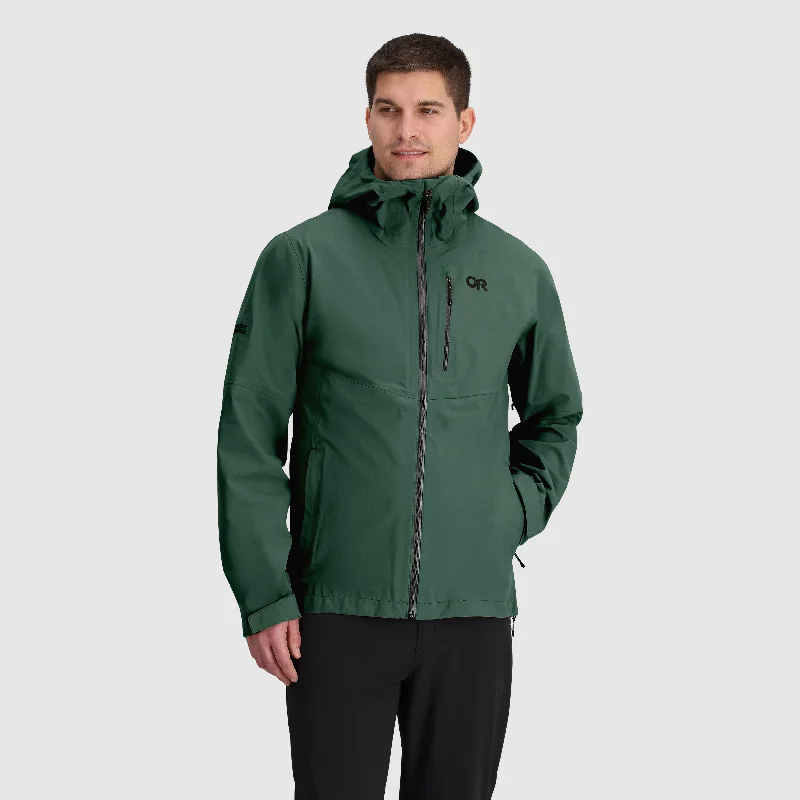 Men jackets with a hidden interior pocket for secure storageOR x J.Crew Men's Foray 3L Jacket