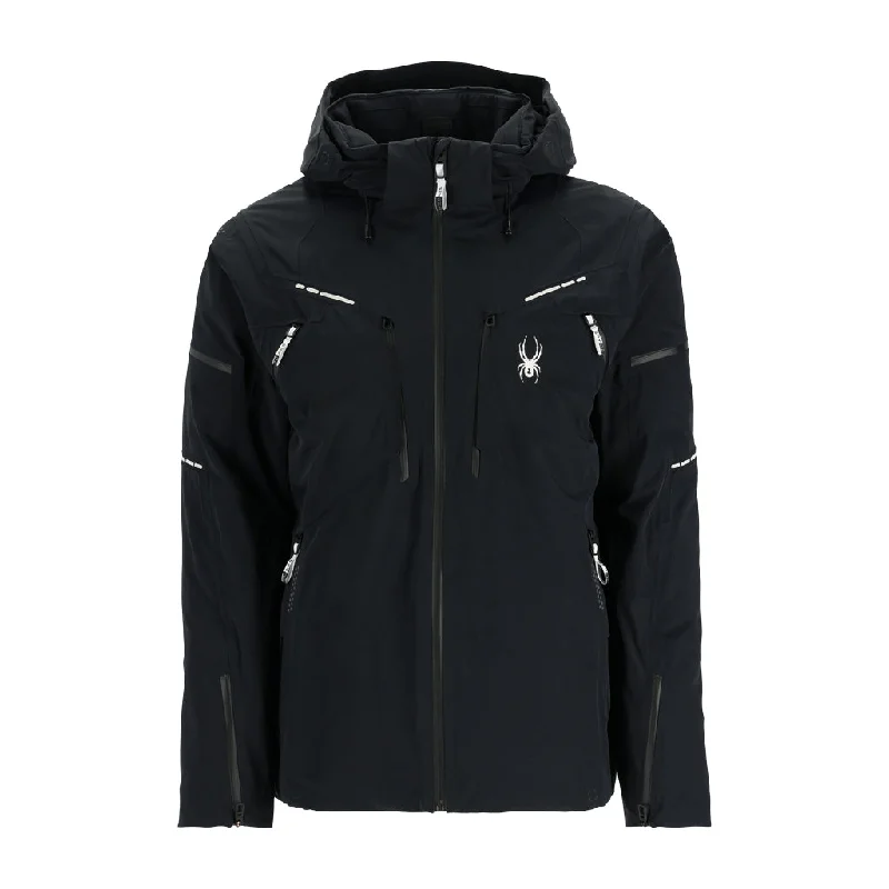 Men jackets with a hidden interior pocket for secure storageMens Pinnacle - Black (2022)