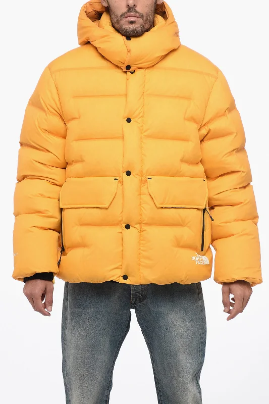 Men coats with a detachable faux - fur collar for a trendy and warm touchThe North Face SUMMIT GOLD Down Jacket with Removable Hood