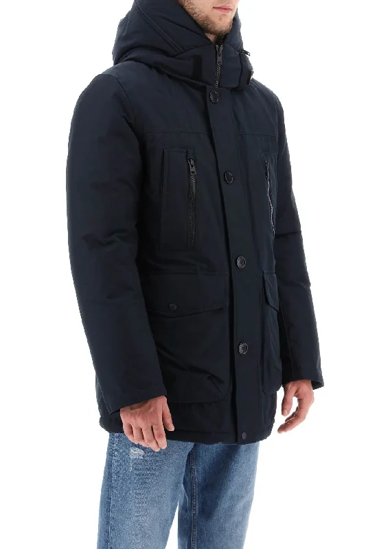 Men coats made of high - quality leather for a rugged and durable optionWoolrich 'arctic' Parka In Ramar Fabric