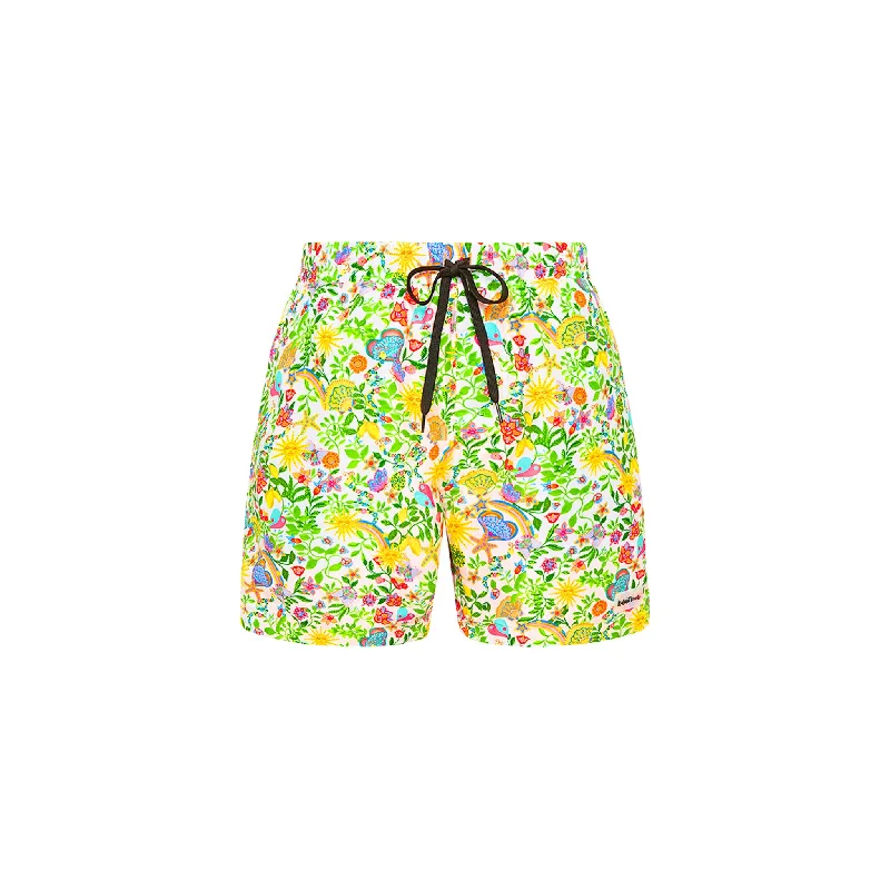 Men's Sustainable Recycled Material Swim Shorts for Eco - Conscious SwimmersMen's Swim Trunks - Desert Disco