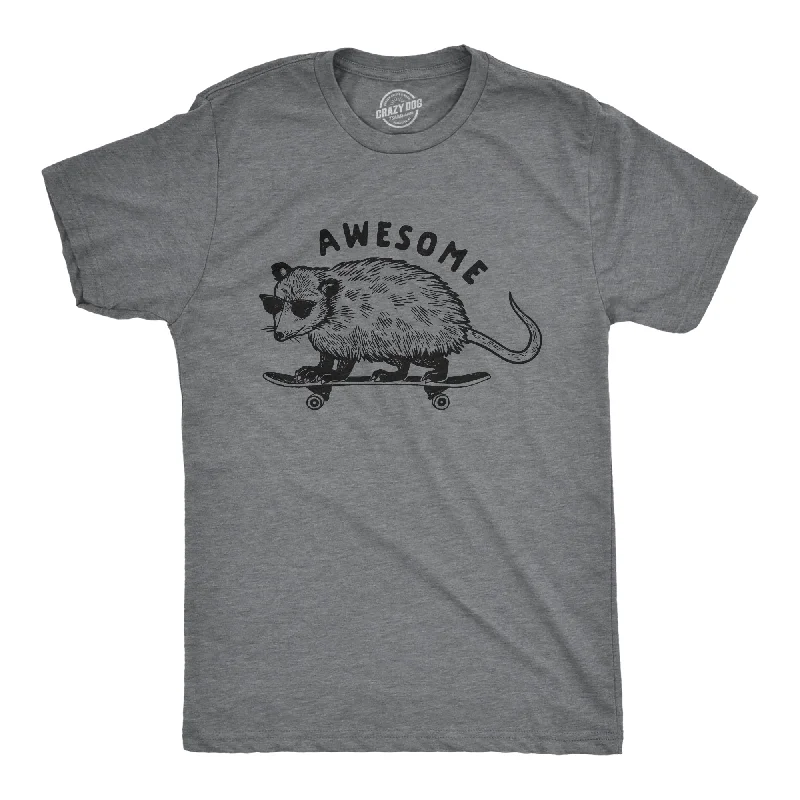 Men's moisture - wicking athletic t - shirts for intense workoutsAwesome Opossum Men's T Shirt