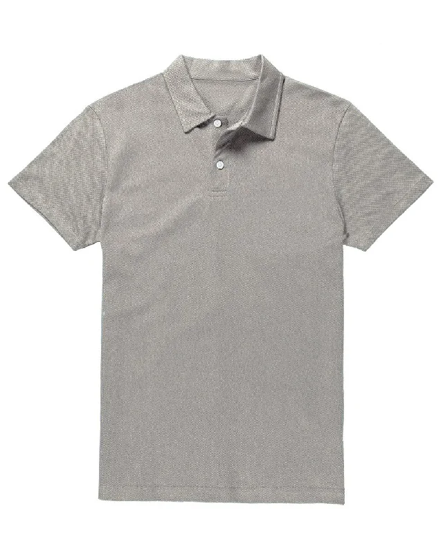 Men's high - collar polo shirts with a modern twistPolo Grey