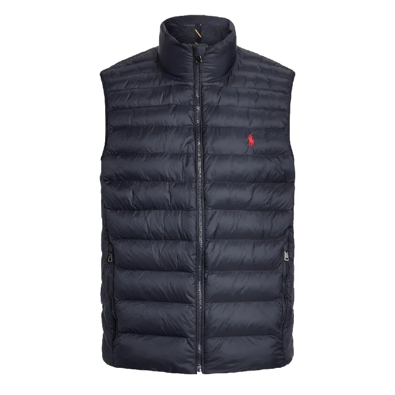 Men's UV - protected polo shirts for outdoor gardeningPolo Ralph Lauren Terra Poly Fill Vest Collection Navy