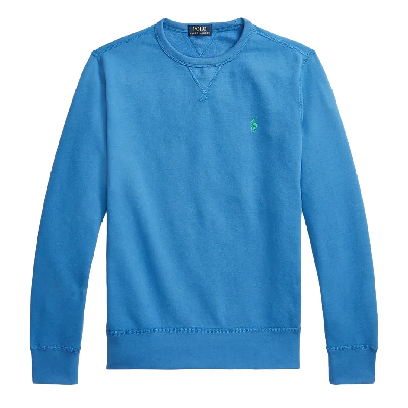 Men's two - tone stripe polo shirts with a preppy stylePolo Ralph Lauren The Fleece Sweatshirt Retreat Blue