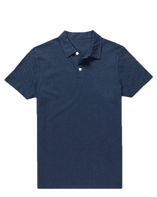 Men's formal - style silk blend polo shirts for special occasionsPolo Washed Indigo