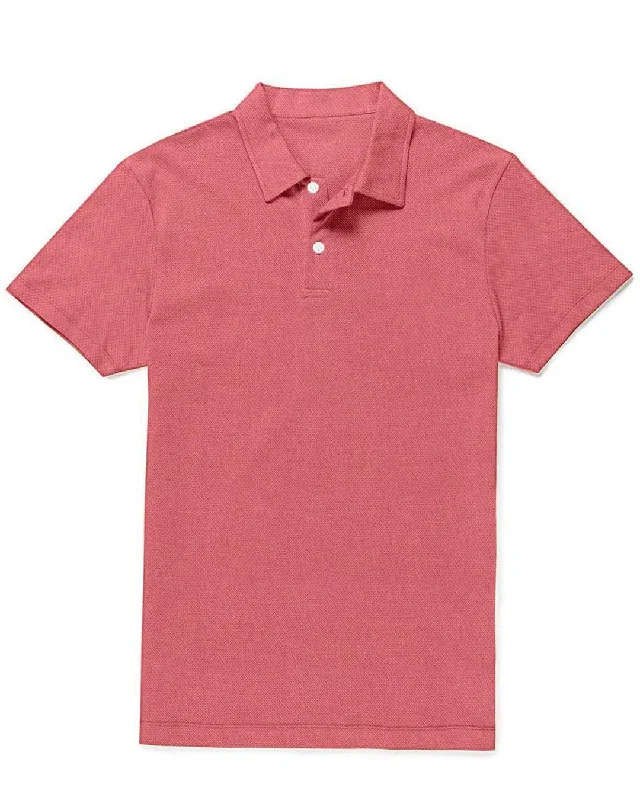 Men's lightweight performance polo shirts for tennis matchesSalmon Pink T-shirt