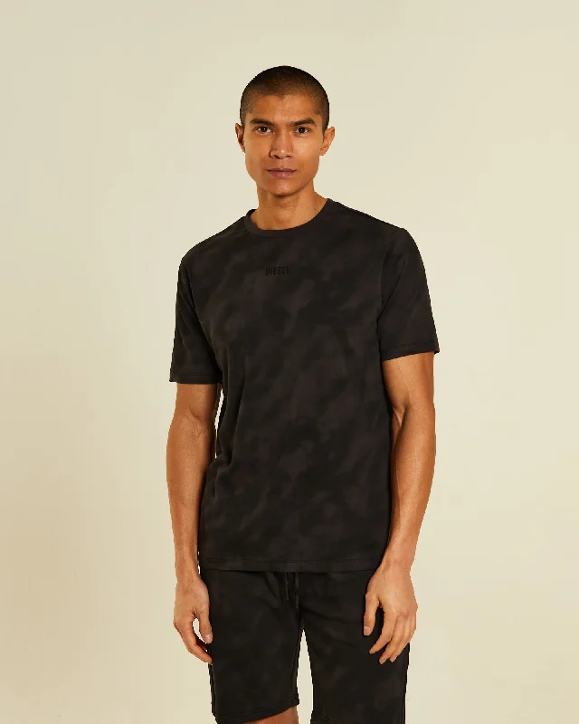 Men's ribbed t - shirts with a textured finish for added styleCimon Tee Bleached Black