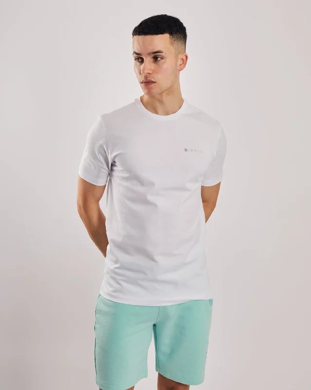 Men's mock - neck t - shirts with a modern and sleek styleCove Tee Dove White