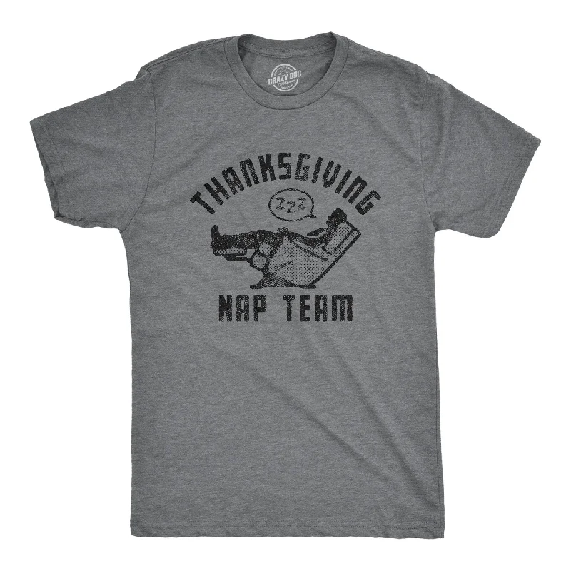 Men's moisture - wicking athletic t - shirts for intense workoutsThanksgiving Nap Team Men's T Shirt