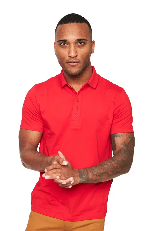 Men's breathable cotton blend polo shirts for summer outingsTHE ESSENTIAL Polo Shirt