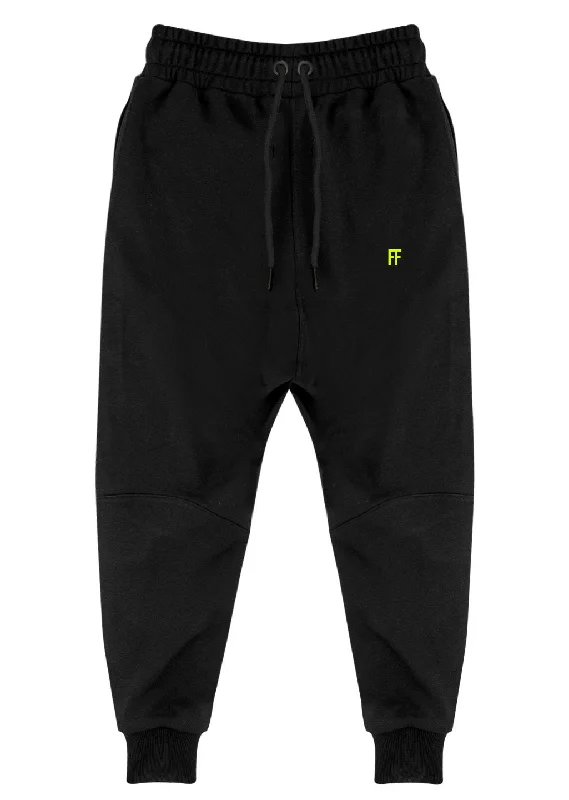 Plus Size Men's Fleece - Lined Thermal Sweatpants in Navy for Cold Winter DaysFF / Sweatpant