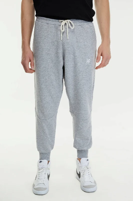 Slim Fit Men's Drawstring Waist Sweatpants in Charcoal for a Sleek LookFF / Sweatpant